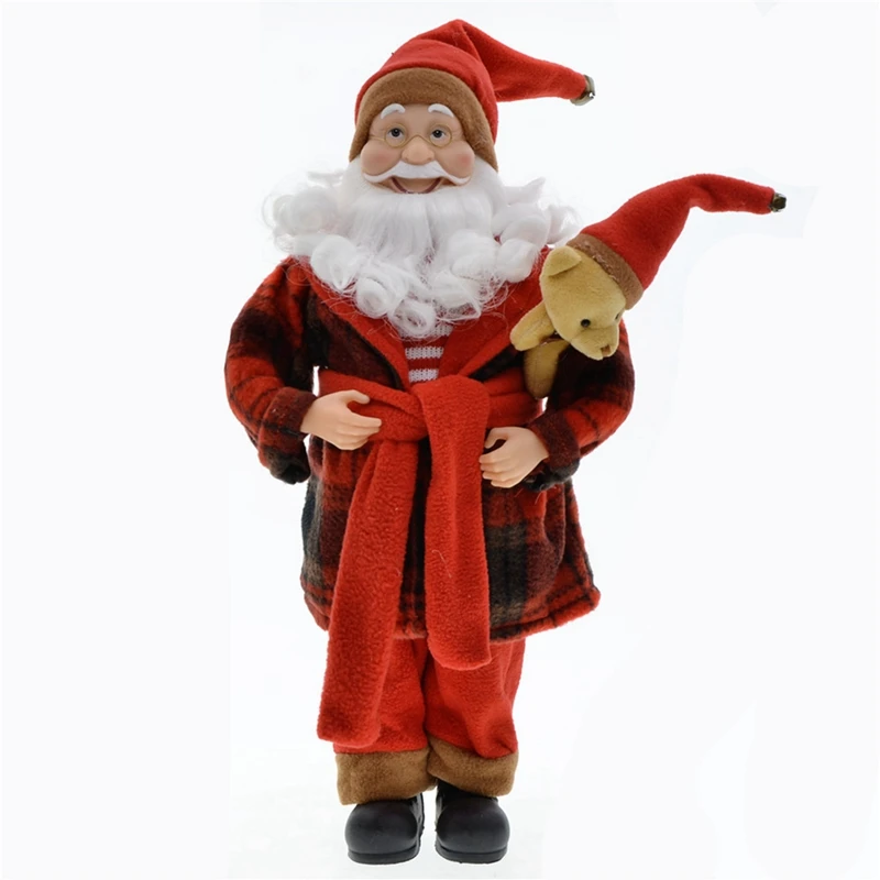 New Year Christmas Decorations For Home Santa Claus 45Cm Children's Gifts Hotel Coffee Shop Window Ornaments | Дом и сад