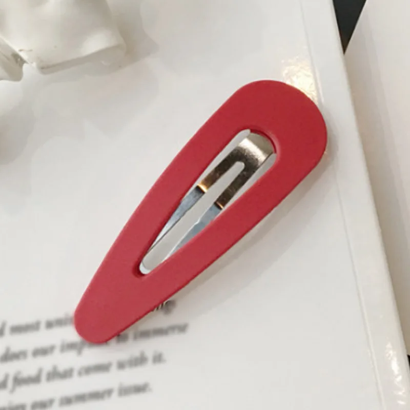 Fashion Hot Sale 1PC Beautiful Party BB Hair Clip Candy Color Big Scrub Seaside Wedding Unique Small Gifts Allergy Free