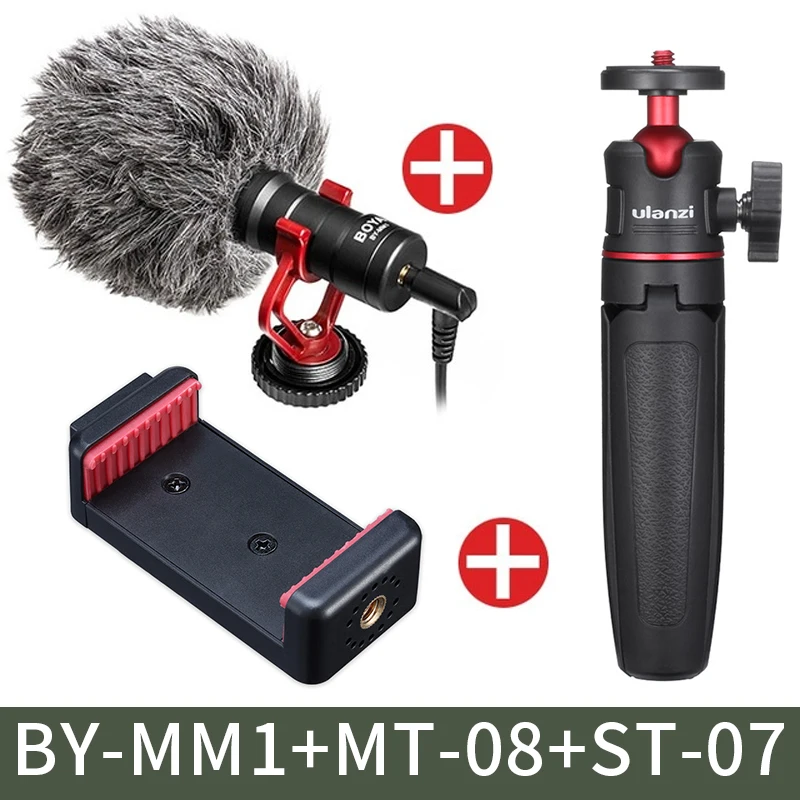 usb microphone BOYA BY-MM1 Shotgun Video Microphone Universal Recording Microphone Mic for DSLR Camera iPhone Android Smartphones Mac Tablet mics Microphones