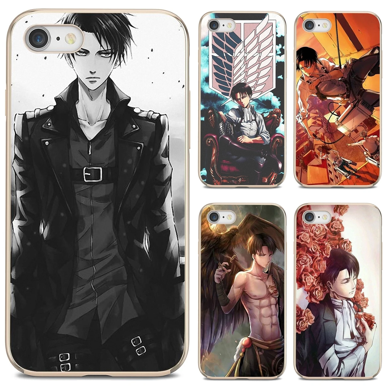 Мягкие мини-чехлы для Huawei P30 P40 P20 P7 P8 P9 P10 Lite Plus Pro 2015 2016 2017 Levi-Ackerman-Attack-on-Titan-AMV |