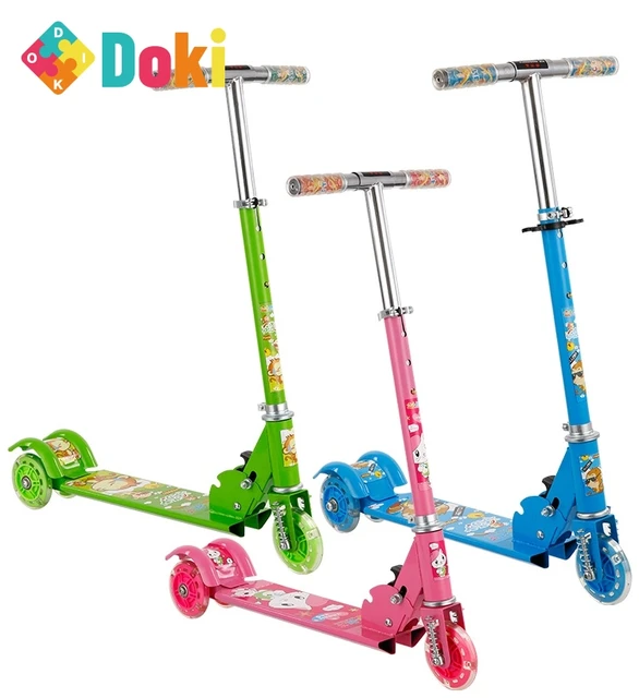 Ride On Cars Adjustable Kick Scooter For Kid Car To Drive Foldable 3 Wheels Outdoor Sport Toys Bicycle Big Car For Kids Children 1