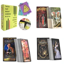 Тако Кот козел Сыр Пицца английская игровая карта вечерние карты Таро карточная игра Таро колода Настольные игры для детей и взрослых