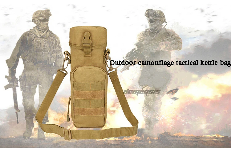 MOLLE Военная стрельба чайник сумка многофункциональная походная охотничья бутылка для воды сумка тактическая Боевая сумка на плечо сумки для воды