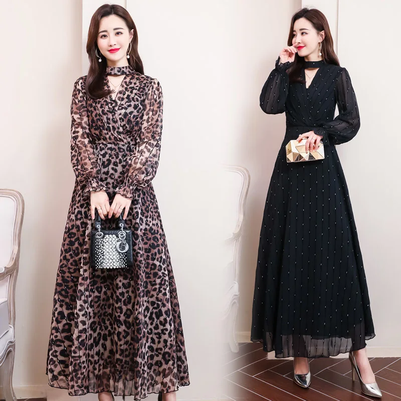 

Long Skirts over-the-Knee 2019 Spring Clothing New Style WOMEN'S Dress Spring And Autumn Skirt Korean-style Slim Fit Fashion Ele
