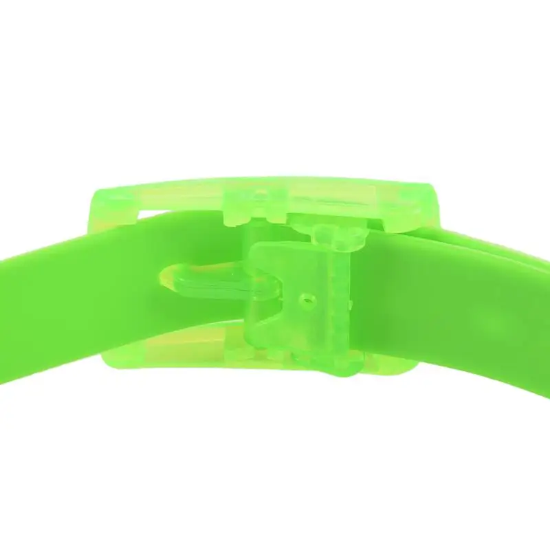 Men's Women's Silicone Belt Rubber Plastic Buckle Plain Leather Style Adjustable