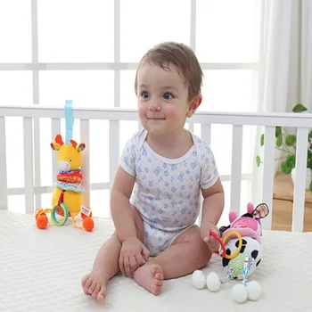 

Baby Rattles Toys Musical Mobiles The Bed Bale Bed Pram Toy Newborn Baby Stuffed Stroller Hanging Learning Educational Toy Hot