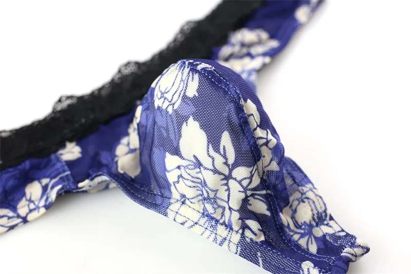 Мужское нижнее белье T Back G String Mesh трусы сексуальные кружевные трусики Танга нижнее белье Jockstrap дышащие мужские стринги с розами черные синие| | | АлиЭкспресс
