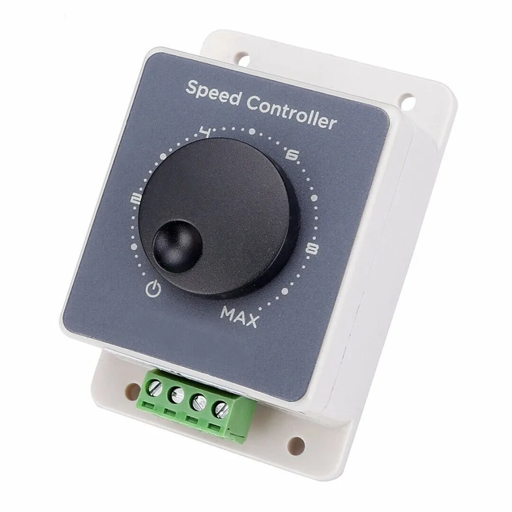 12V 24V 48V 20A DC Motor Adjustable Speed Controller Regulator Switch Knob Cover
