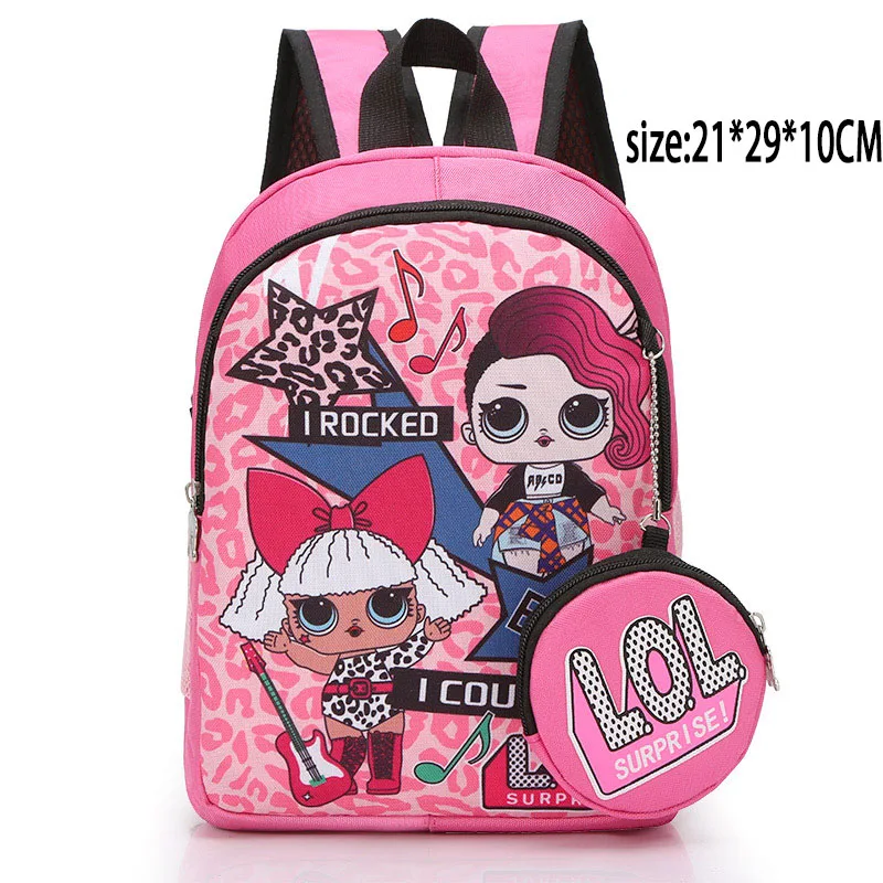 

LOL dolls SURPRISE mochila bag Children's School Cute Bag plecak 3d Bag Cartoon Print Cute Anime kids Backpack Kindergarten