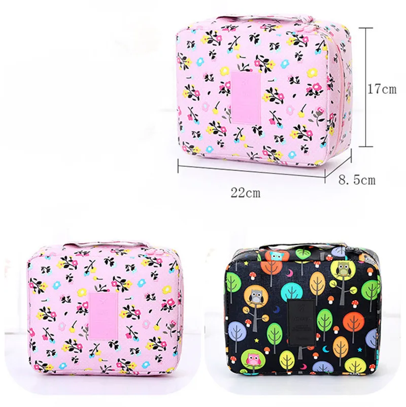 Cosmetic Bag Bathroom Travel Makeup Bag Organizer Neutral Make Up Box Neceser Beauty Case Hanging Toiletry Bag
