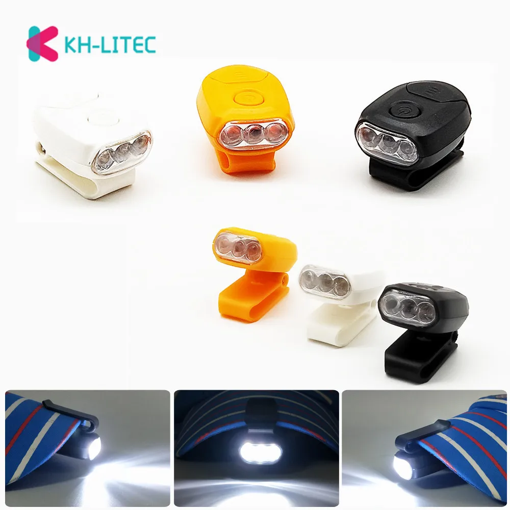 Налобный фонарь с 3 светодиодами вращающийся на 90 градусов | Лампы и освещение