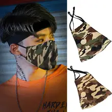 Камуфляжная хлопковая маска для мужчин и женщин Пыленепроницаемая модная ветрозащитная Регулируемая пряжка трехмерная теплая маска камуфляжная маска