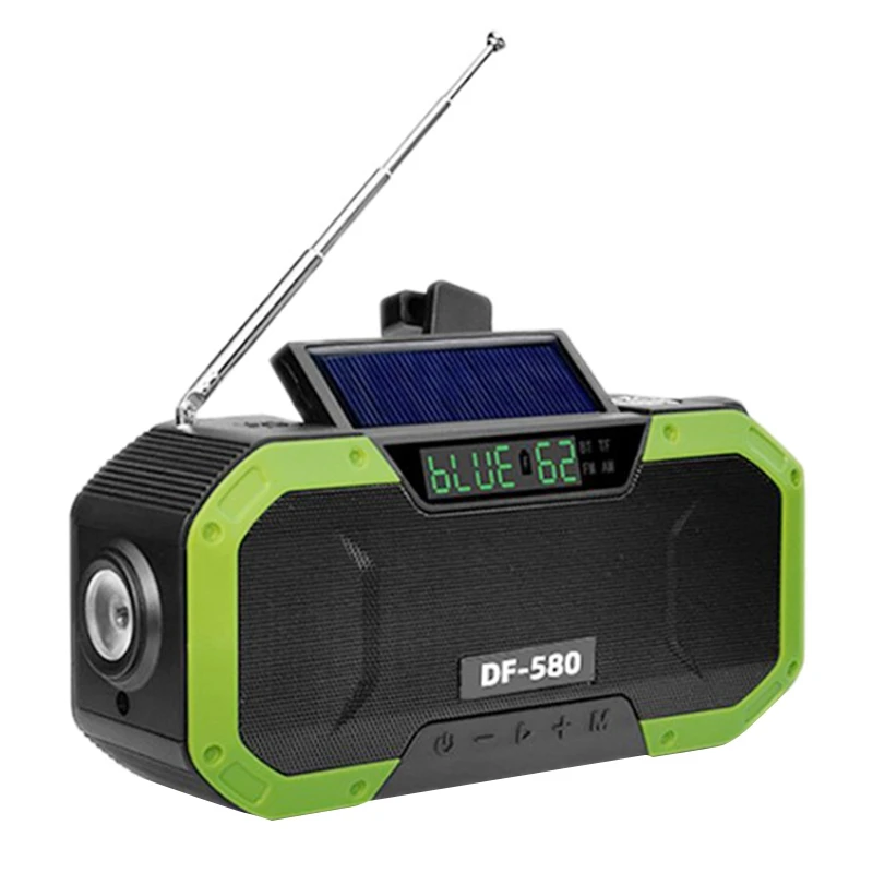 Hot Portable IPX6 Waterproof Hand Crank Solar