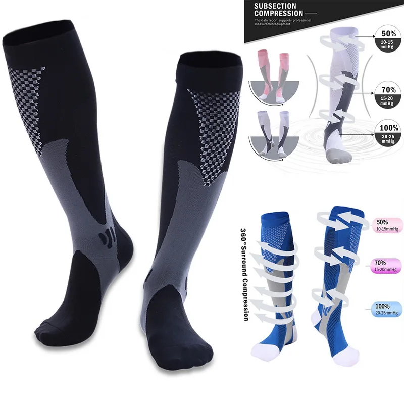 SFIT Компрессионные гольфы для бега Chaussette Футбол Баскетбол Велоспорт Homme носки