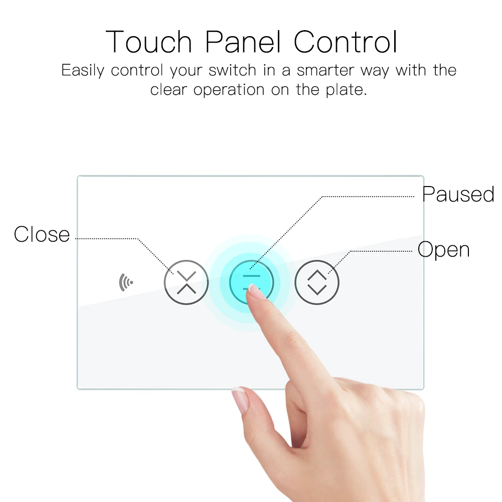 nós eu wifi cortina de toque inteligente cortinas de rolo interruptor do motor tuya vida inteligente app controle remoto funciona com alexa google home