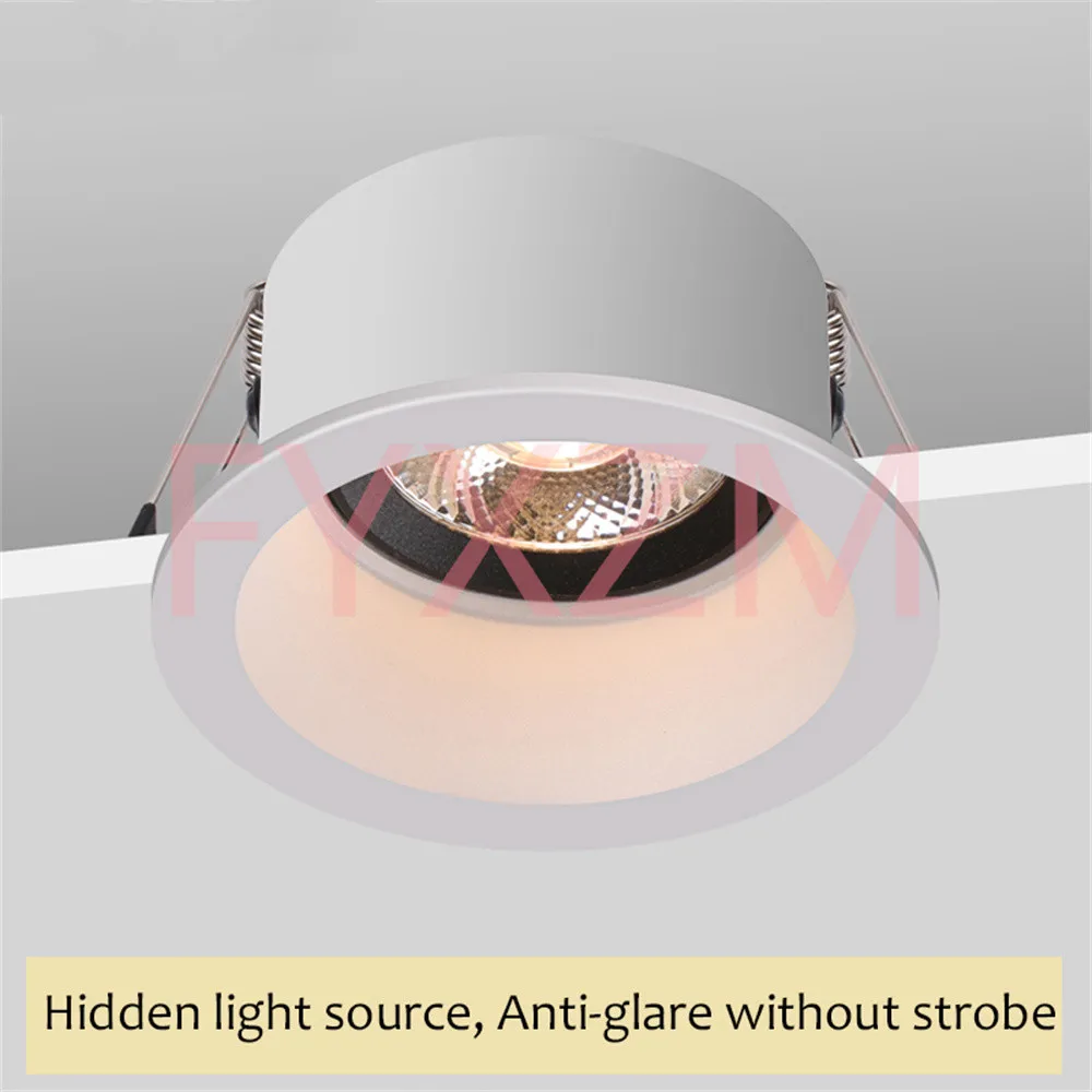 Description Picture 2 of itemCRI92 Anti-glare LED 5W 7W 9W 12W 15W Embedded Ceiling Downlight Round Spotlights Recessed Led Indoor Ceiling Light for Jewelry