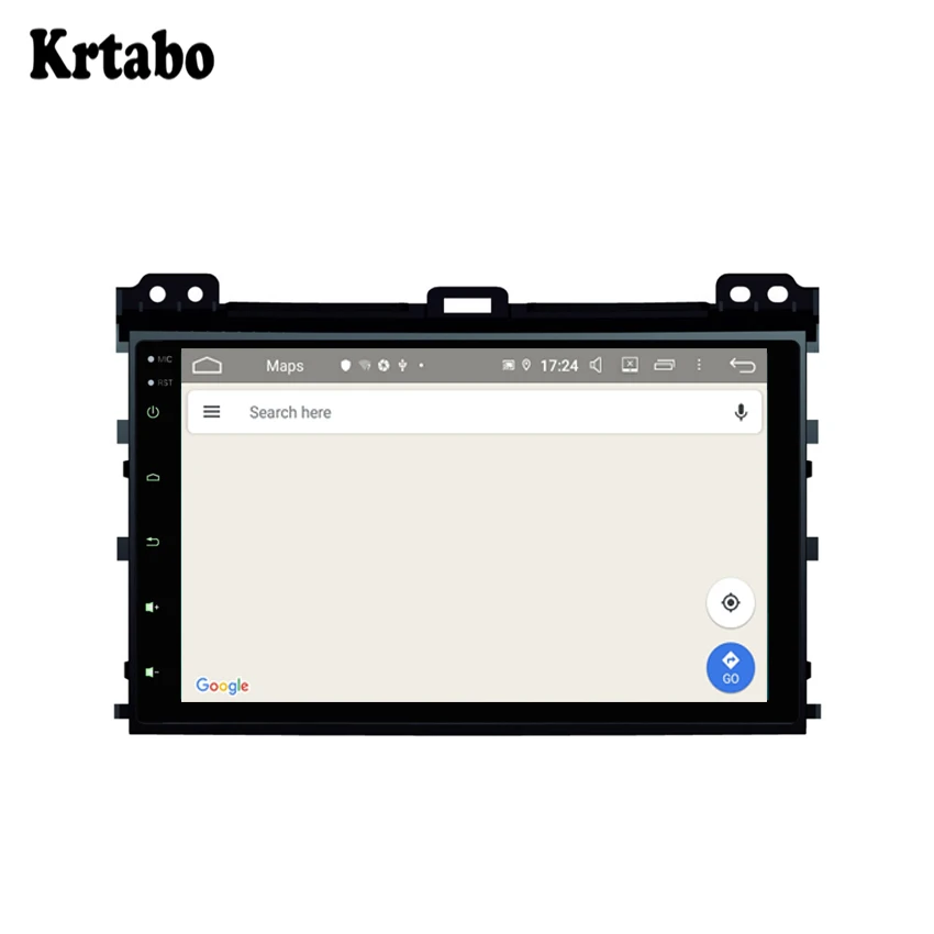 Top Krtabo Car radio Android multimedia player 4G RAM Car touch screen GPS Support Carplay For Toyota Prado 2002-2010 1