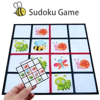 Sudoku Games Montessori Material Puzzle Toys For Toddler Animal Jigsaw Board Games Educational Logical Thinking Toys Preschool 2