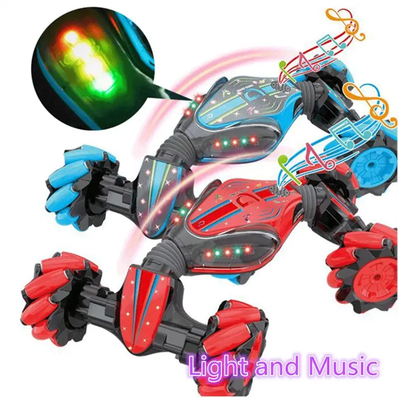 

Remote Control Stunt Car Gesture Induction Twisting Off-Road Vehicle Light Music P31B