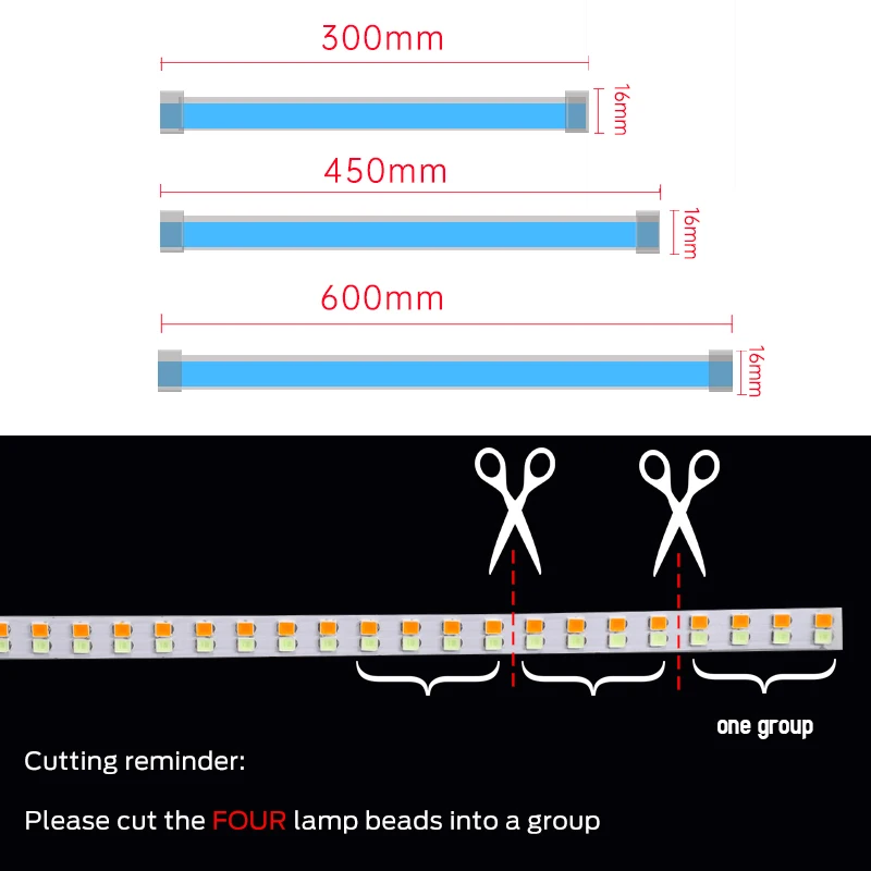 Feux de jour LED DRL pour voiture, bande Flexible et étanche, feux de voiture blancs, clignotants jaunes, feux de freinage, 12V, 2 pièces