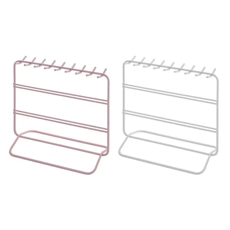 

Earrings Jewelry Stand Necklace Storage Holder Display Rack Metal Display Shelf Jewelry Organizer