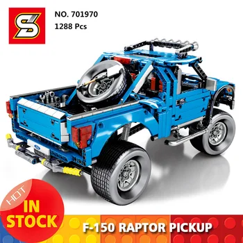 

Sembo 701970 Compatible lepinglys New Technic series the F-150 Raptor Pickup model building blocks set Classic DIY toys