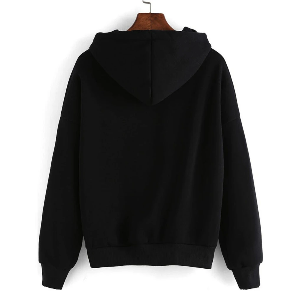 Hoodies Women Sweatshirts Large Size Leisure Printed Long Sleeve Casual Pullover Clothes Soft Cotton Korean Style Ladies 820