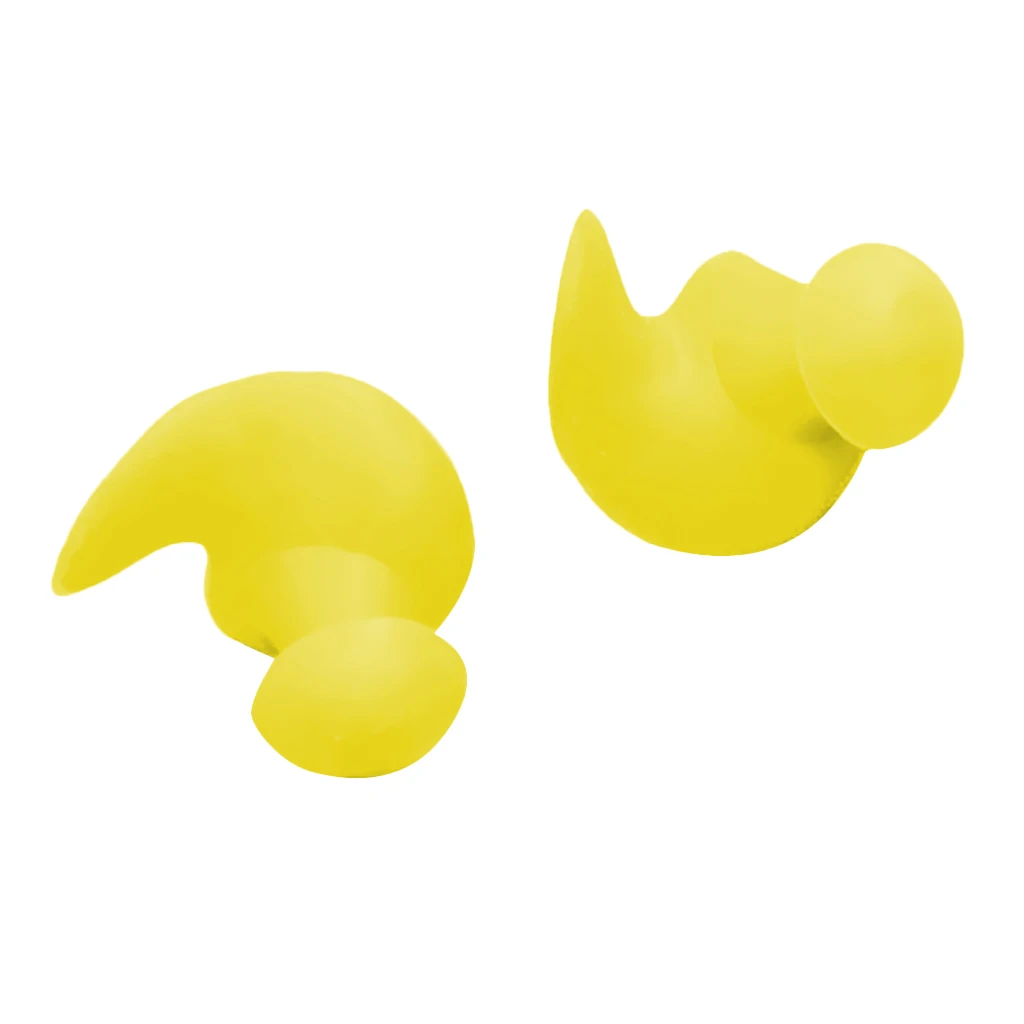 Silicone Swim Earplugs - Comfortable & Waterproof Ear Plugs for Swimming Showering Boating Spring with Carrying Case