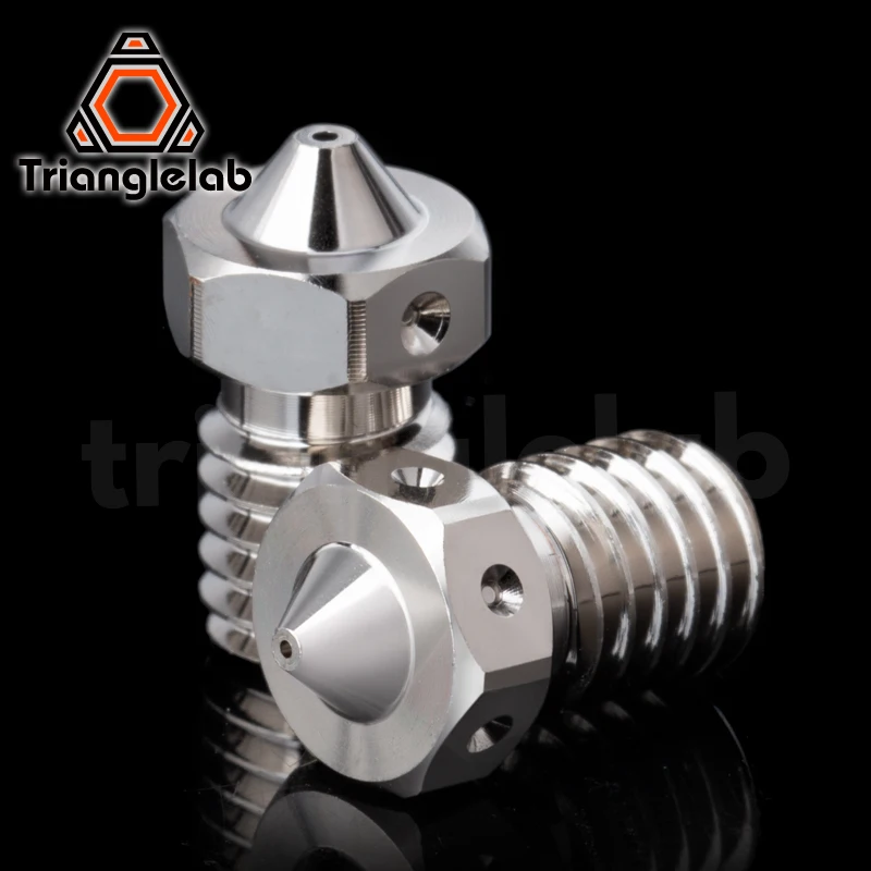 Trianglelab-bico de Cobre E-v6 Chapeado para Impressoras 3d Durável Antiaderente Alto Desempenho Hotend m6 Thread Hotend Prusa - Imagem 3