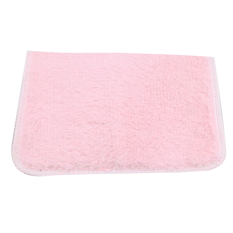 pink Плюшевый коврик для ванной комнаты, Впитывающий Коврик, лохматый коврик с эффектом памяти, коврик для ванной, набор ковров для кухни, двери, напольный коврик, туалет, нескользящий - Цвет: pink