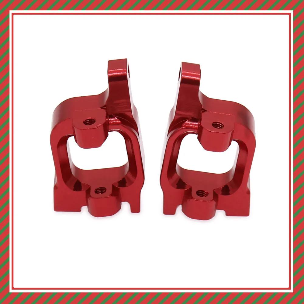 

2PCS Front C Hub Carrier Alloy Aluminum For Rc Hobby Model Car 1/14 Lc Racing Full Series Front Hub Carrier BE6038 Parts Buggy