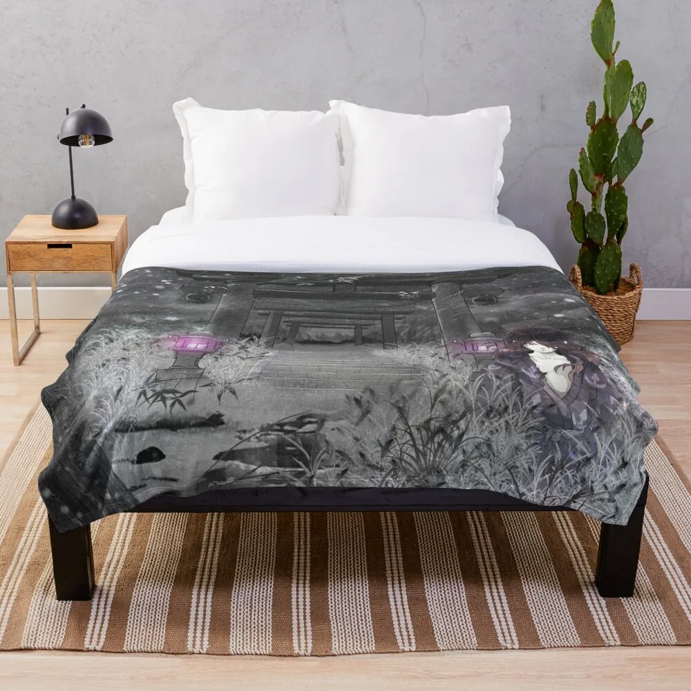 

Hyakkimaru Throw Blanket Soft Sherpa Blanket Bed Sheet Single Knee Blanket Office Nap Blanket