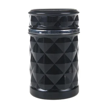 

Auto Accessories Portable Led Light Car Ashtray General Cigarette Cylinder Block Car Model Car Interior Products Black