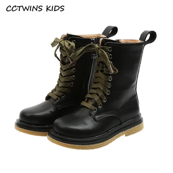 

CCTWINS Kids Boots 2020 Autumn Children Fashion Knee High Boots Baby Shoes For Girls Boots Brand Shoes Toddler Black Shoes HB085