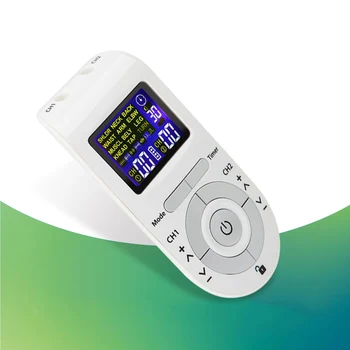 

Dual-Output 12 Modes Tens Unit Electronic Pulse Massager for Pain Relief Electrodos Tens Body Massage Muscle Stimulator