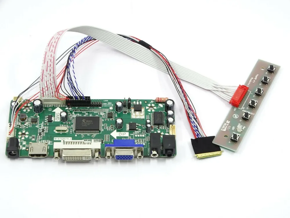 Latumab ЖК-светодиодный LVDS плата контроллера драйвер комплект для LP173WD1(TL)(N2) HDMI+ DVI+ VGA