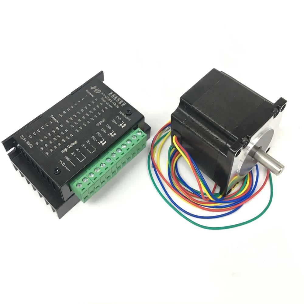 Подача бумаги двигатель принтера шаговый 57BYG250B с драйвером HYQD60-4200 для головки xp600