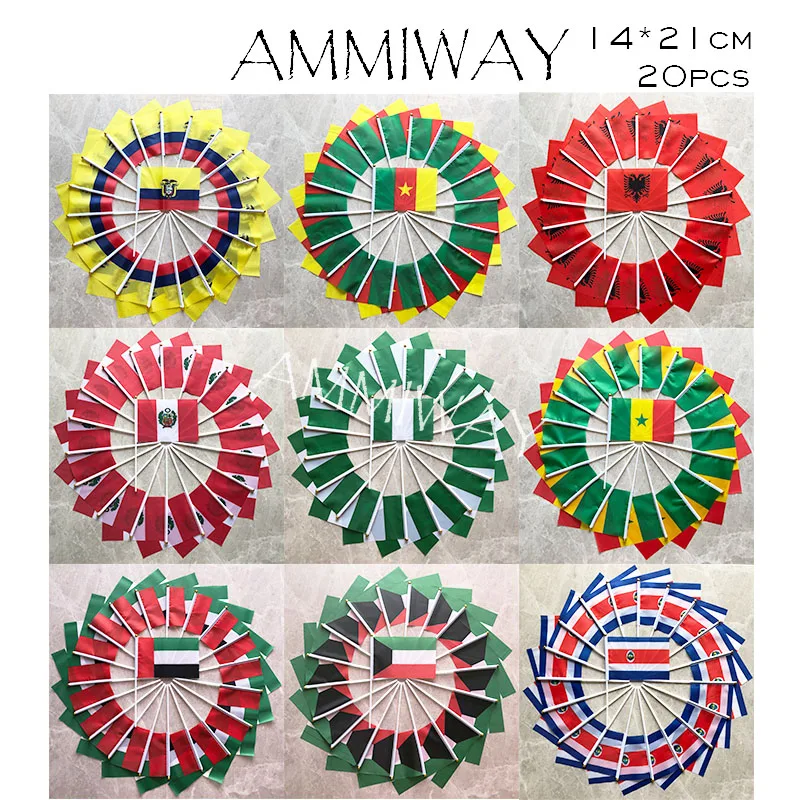 AMMIWAY 14x21 см 20 шт. Япония Камерун Албания Перу Нигерия Сингапур Объединенные