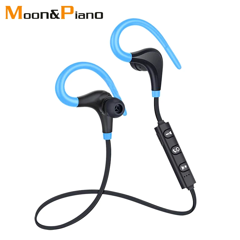 

Bluetooth Headset Wireless Earphone Sports Style Earphones For Universal Small Mobile Phone Put TF Card With Microphone
