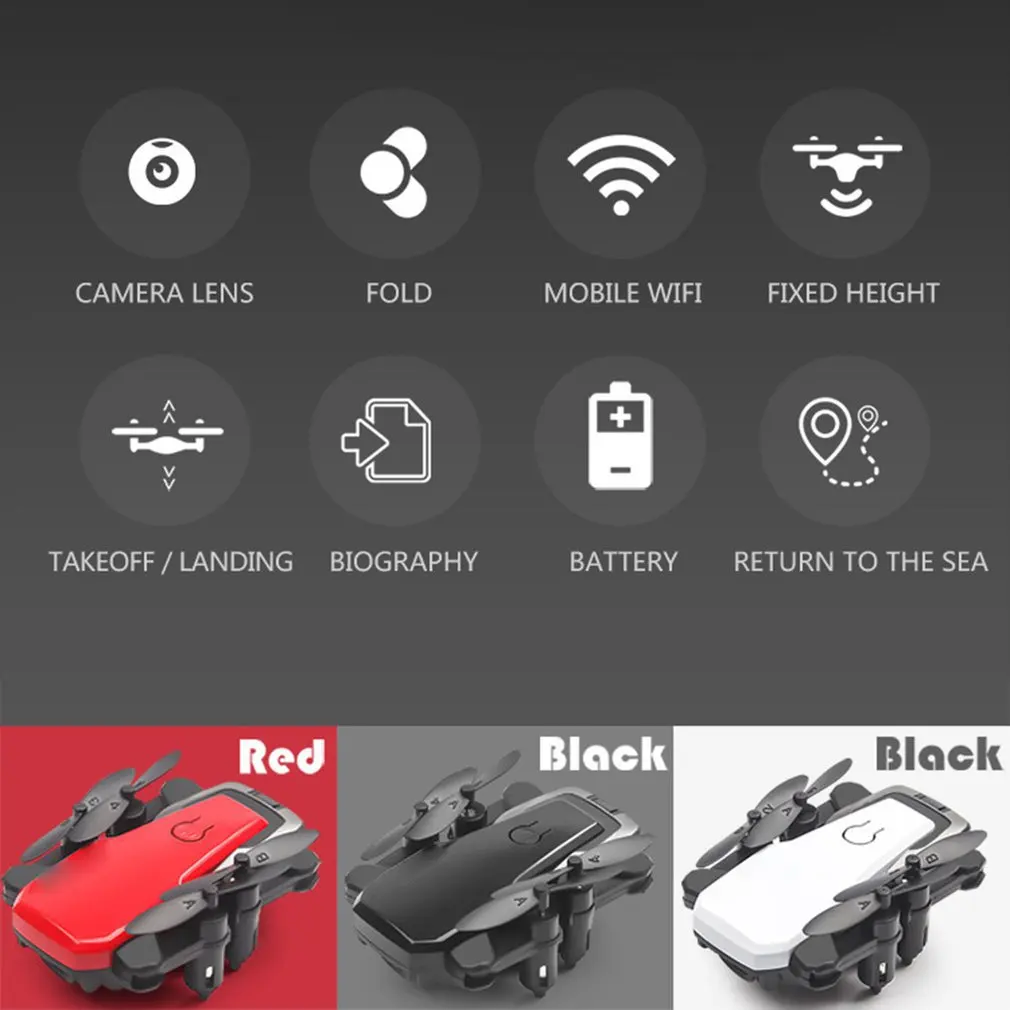 Mini Drone with 4k Camera HD Foldable Drones One-Key Return FPV Quadcopter Follow Me RC Helicopter quadrocopter Kid's Toy