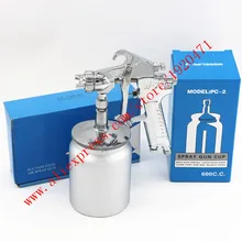 Профессиональный hvlp W-71 пистолет-распылитель всасывания Тип W71 Краски пистолет-распылитель 1,0/1,3/1,5/1,8 мм 600 мл(W-71-S) Воздушный Распылитель