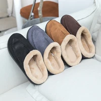 New Men Slippers Winter Big Size 4950 Comfort Warm Slippers For Male Antiskid Short Plush Home Soft Slippers Slip -On Shoes Men - Image 5