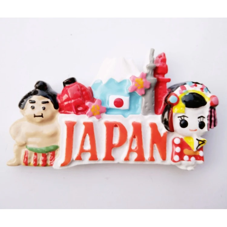 Магнит на холодильник Декор японский туристский сувенир lucky cat Токио Fujiyama Kinkakuji магнитные наклейки на холодильник из смолы наклейки