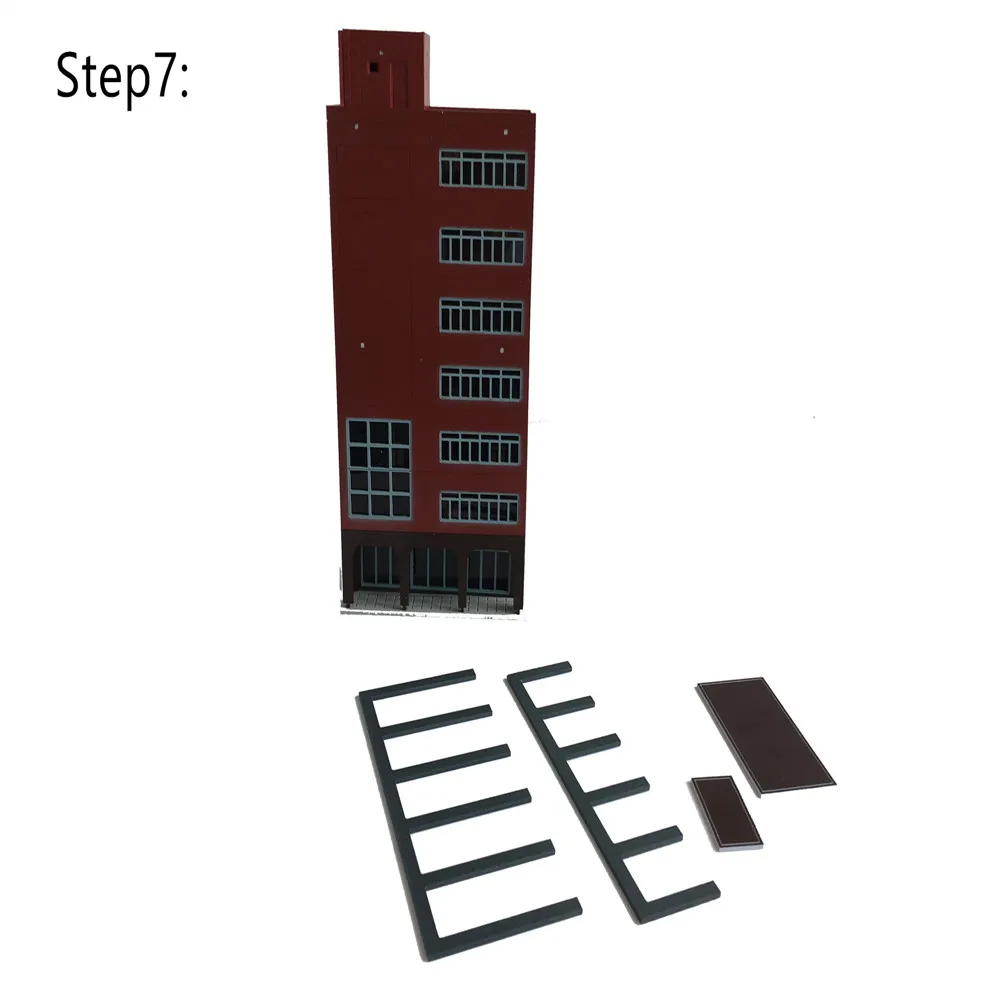 n scale train layout model building 19