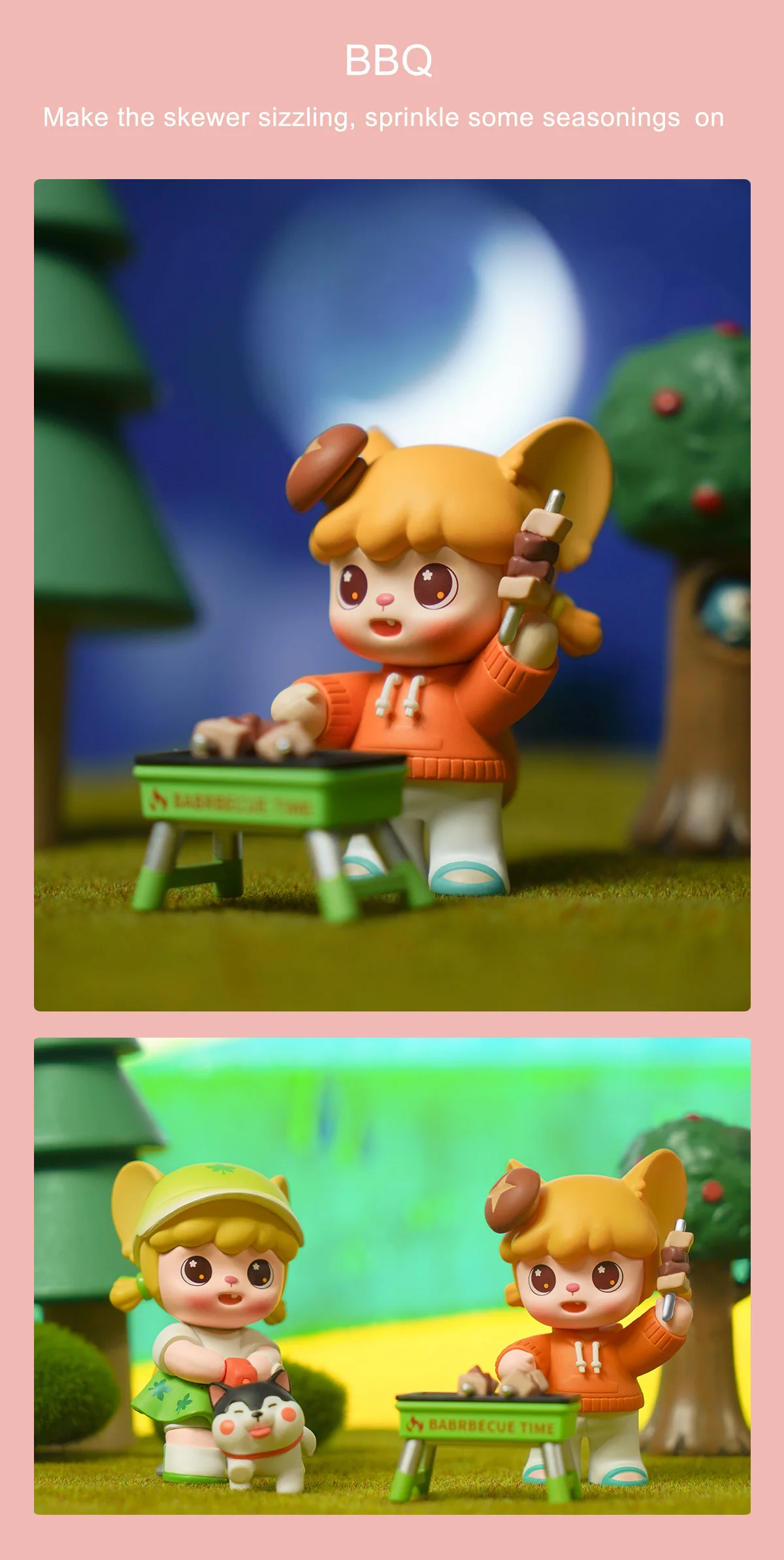 Rolife Blind Box Figure Surprise Dolls - Hanhan Nai Hanle Series