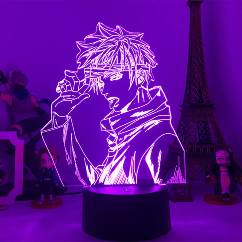 Anime Lampe Led Nachtlicht Jujutsu Kaisen Satoru Gojo Yuji Itadori Wohnkultur 