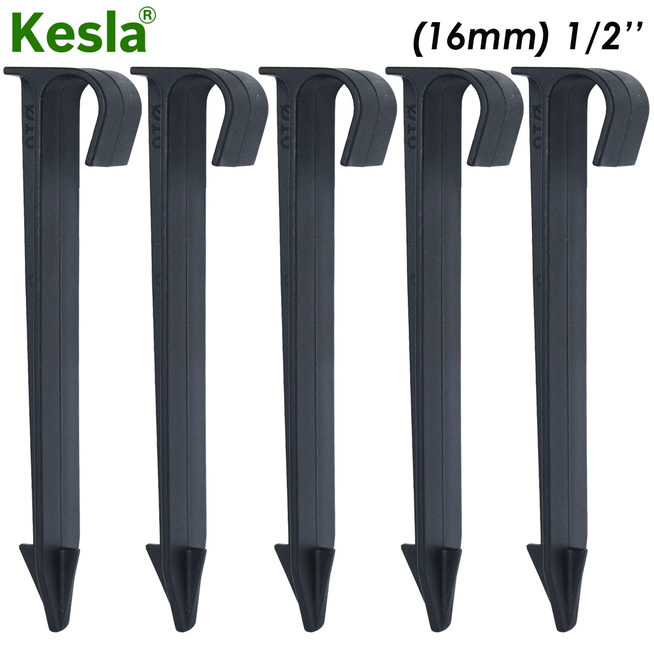 KESLA 100 шт 16 мм 20 держатели для труб C-type Groud 1/2 3/4 PE капельного орошения садовые