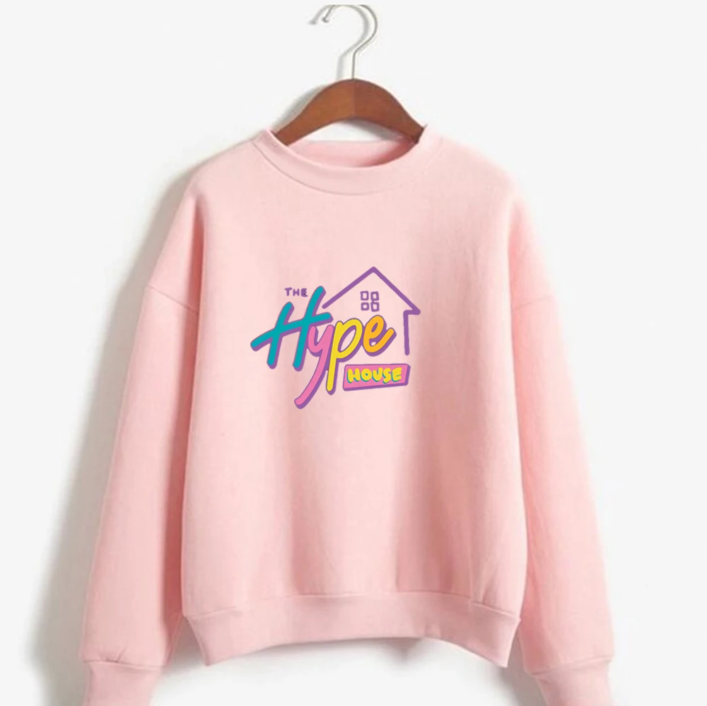 

New 2020 The Hype House Hooded Sweatshirt Women Charli D'Amelio Print hoodies Addison Rae Unisex Sweatshirt clothes