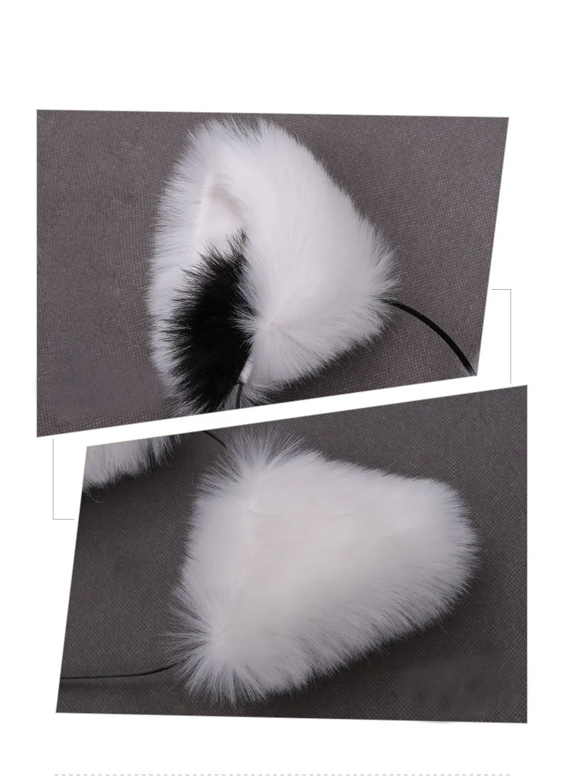 Cosplay&ware Cute Furry Animal Beast Ears Headwear Cat Fox Ear Cosplay Soft Girl Plush Lolita Hair Accessory Anime Props -Zentai shop online Haa645b3bc05d45e09c959337cf7c3988B.jpg
