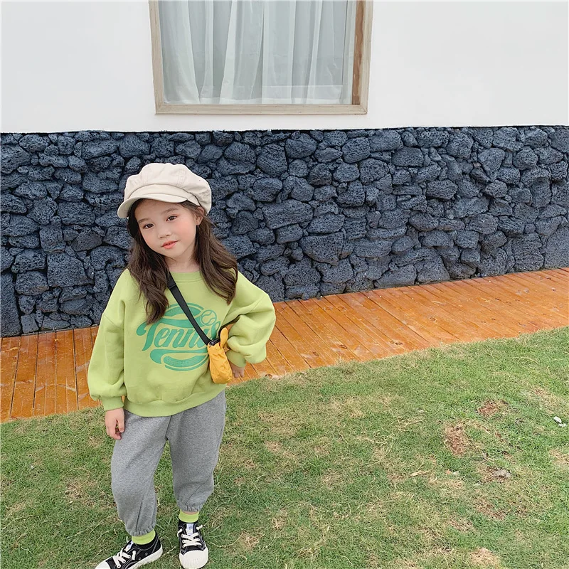 New Arrival Baby Boys Girls Sweatshirts Winter Spring Autumn Child Plus Velvet Hoodies Kids Long Sleeves Sweater Pullovers Tops